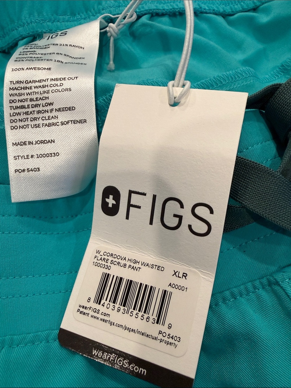 FIGS Cordova high waisted flare scrub pants XL NWT - Picture 4 of 8